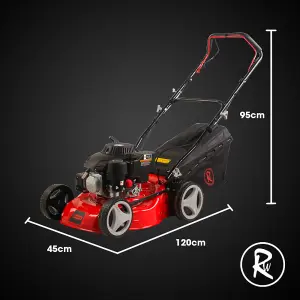 RocwooD Petrol Self Propelled Lawnmower 17"