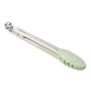 Zeal Silicone Kitchen Tong Sage Green / 20.5cm L x 5.5cm W x 2.7cm D