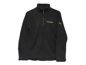 Stanley Clothing STW40006-001 Gadsden 1/4 Zip Micro Fleece Black - XL STCGADSXL