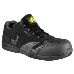 Amblers Safety FS29C Waterproof Metal Free Non Leather Safety Trainer Black