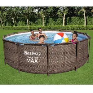 Bestway Steel Pro Swimming pool with pump (H) 100cm