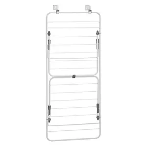 Metal Foldable Wall-Mounted Drying Rack White