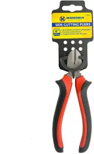 Set Of 2 Side Cutting Pliers Cutter Electric Wire Easy Grip 160Mm 6 Inch