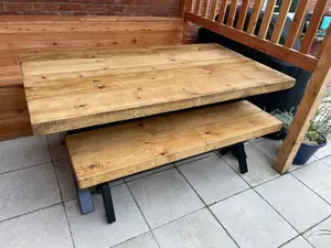 Chunky & Sturdy Outdoor Seating Bench