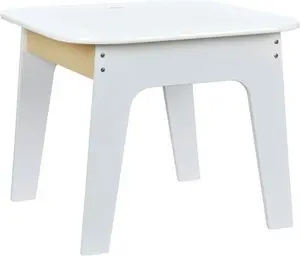 Dunelm Kids Noa Table And Chairs Set, White Natural, Wood