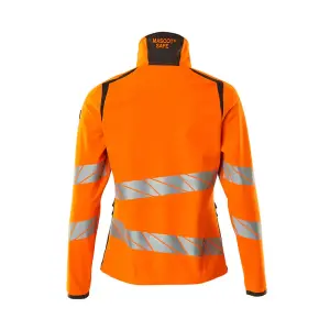 Mascot Accelerate Safe Ladies Fit Softshell Jacket (Hi-Vis Orange/Dark Anthracite)  (Small)