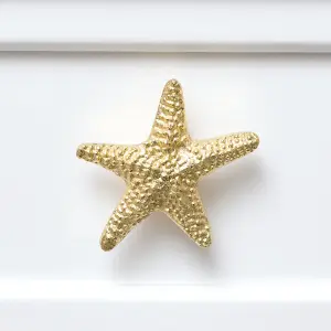 Melody Maison Gold Starfish Drawer Knob