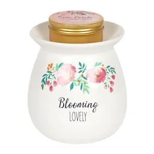 Blooming Lovely Wax Melt Burner Gift Set