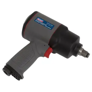 Sealey Air Impact Wrench 1/2"Sq Drive Composite - Twin Hammer SA201