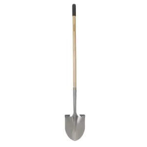 Magnusson Wooden Pointed Straight Handle Shovel