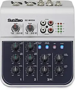 Subzero SZ-MIX04 4-Channel Mini Mixer