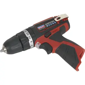 12V Cordless Hammer Drill - 10mm Keyless Chuck - BODY ONLY - 2 Speed Settings