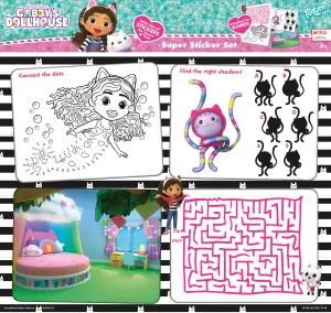 Gabby's Dollhouse Super 300 Sticker Set Childrens Arts & Crafts Creative Kit