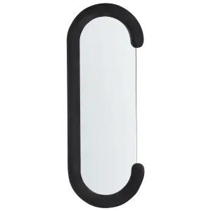 Wall Mirror LOCHES Velvet Black