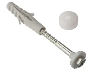 Durable Forgefix WC Fixing Kit - M6 x 80mm (1 Pair) for Easy Installation