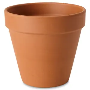 Verve Laleh Terracotta Plant pot (Dia) 23cm, (H)20.3cm, 5L