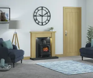 Be Modern Attley Black Freestanding Electric Stove suite