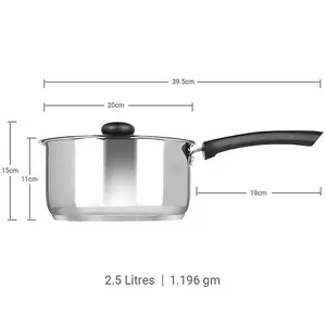 Penguin Home  Professional Induction-Safe Saucepan with Lid