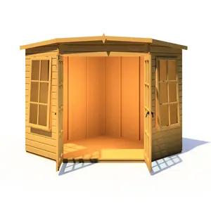 Hampton 7 ft x 7 ft Corner Summerhouse Yes