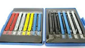 Pack Of 14 Jigsaw Blades Set Comes In A Case For Easy Storage Heavy Duty