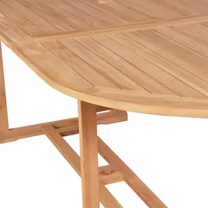 Berkfield Garden Table 180x90x75 cm Solid Teak Wood