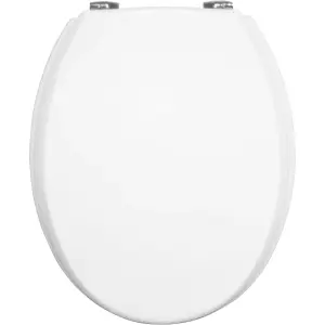 Bemis Ultra-fix Denver White Round Standard close Toilet seat