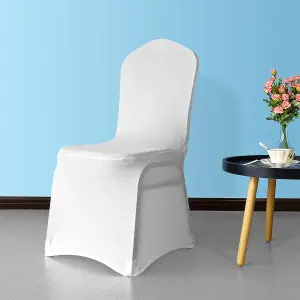 White Wing Style Chair Covers for Wedding - Pack of 10