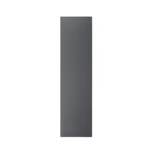 GoodHome Stevia Gloss anthracite Clad on end panel (H)2400mm (W)640mm