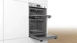 Bosch Mha133br0b Built-In Double Oven - Stainless Steel Effect