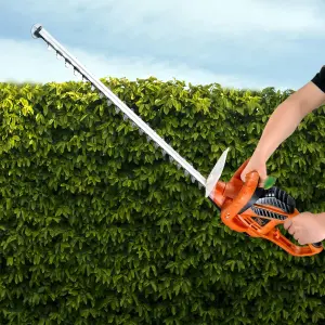 SuperHandy Lightweight Hedge Trimmer Lawn and Garden Landscaping Corded 610mm 600W