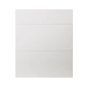 GoodHome Alisma High gloss white Drawer front, Pack of 3 (H)715mm (W)597mm (T)18mm