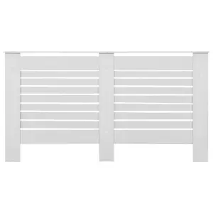 Berkfield Radiator Covers 2 pcs White 152x19x81.5 cm MDF