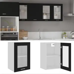 Luisantonio 60cm Kitchen Pantry Black