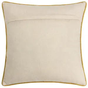 furn. Margo Embroidered 100% Cotton Feather Filled Cushion