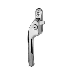 Timber Series Guru Cranked Locking Window Fastener - Polished Chrome (Left Hand)