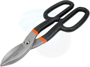 HARDEN 57011, tin snips 265 mm , 10" drop forget carbon steel, soft grip handles