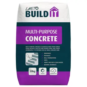 Concrete Cement Multi Purpose 20kg Ready Mixed by Laeto Build It - FREE DELIVERY INCLUDED