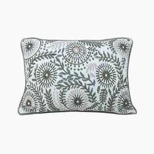 Bohemian Dream Cushion - Cotton - L60 x W40 x H1 cm - Green