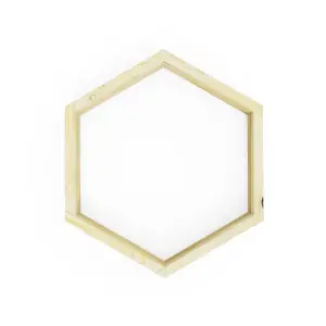 OutdoorGardens Stackable Wooden Hex Planter - 1000mm