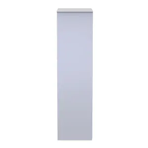 Diamond Ready assembled Modern Matt indigo & white Tall Double Wardrobe (H)1970mm (W)740mm (D)530mm