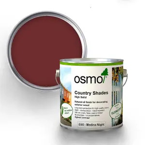 Osmo Country Shades Opaque Natural Oil based Wood Finish for Exterior E60 Medina Night 2.5L