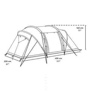 Tambu Agnikunda 4 Person Trekking Vis a Vis Tent