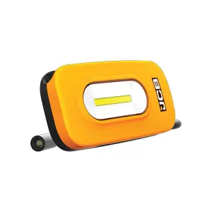 JCB Inspection Light, 250mm Snake with Torch, Dimmable 300lm Worklight, 20hr Runtime, Belt Clip, Magnets, USB-C - JCB-WL-Flextra