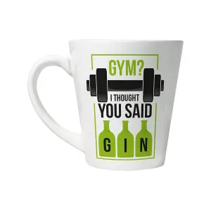 Grindstore I Thought You Said Gin Latte Mug White (One Size)