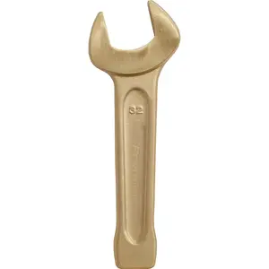 Durable 32mm Non-Sparking Slogging Spanner with Short Profile for Heavy-Duty Use