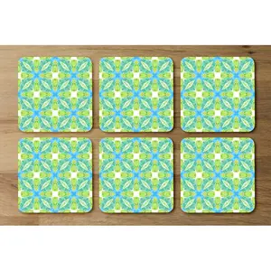 Square 6 Piece Coaster Set (Set of 6)