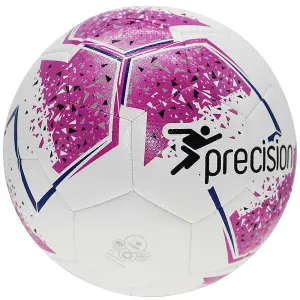 FIFA IMS Official Quality Match Football - Size 5 White/Pink/Purple 3.5mm Foam