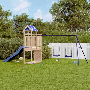 Berkfield Outdoor Playset Solid Wood Pine