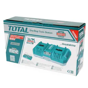 Total Li-Ion 20V 2 Port Charger - TFCLI2082