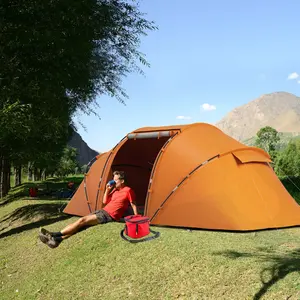 Brazley 4 Person Tent Orange